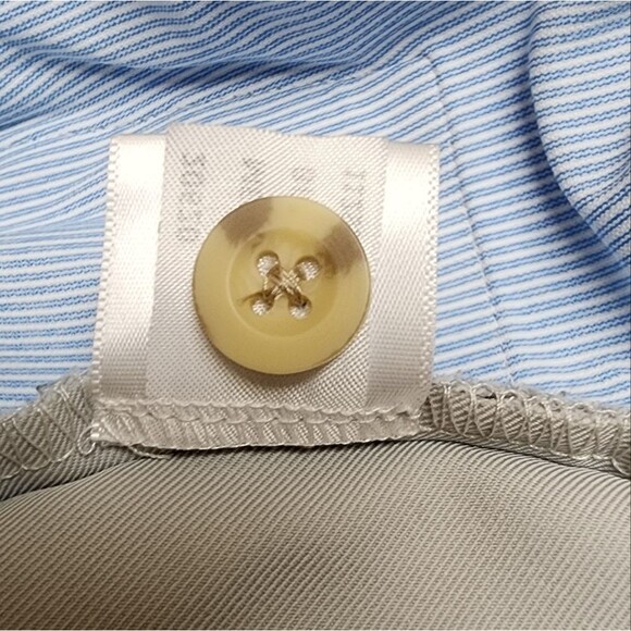 Peter Millar Crown Shorts Mens 42 Gray Chino Flat Front Golf Performance Preppy - Picture 7 of 9